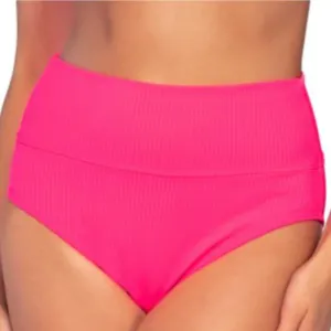 Hannah High Waist 33B - Neon Pink