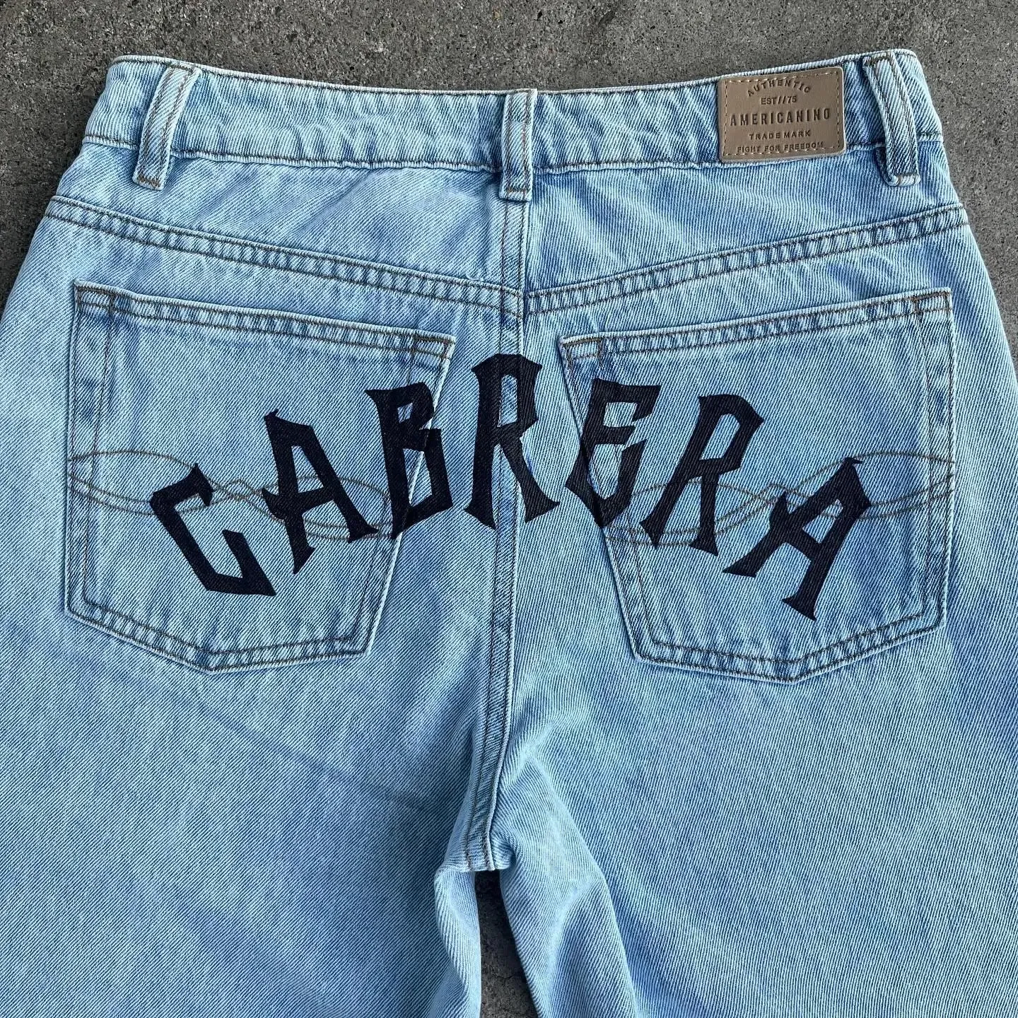 Harajuku Anime Graphic Printed Jeans