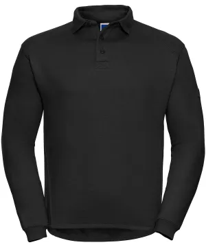 Heavy-duty collar sweatshirt | Black