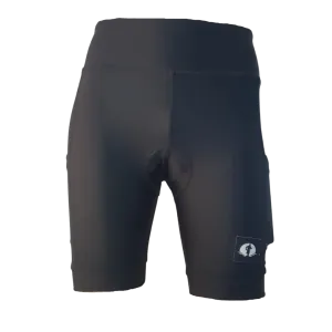 High Waist LADIES Cycling Shorts - Black