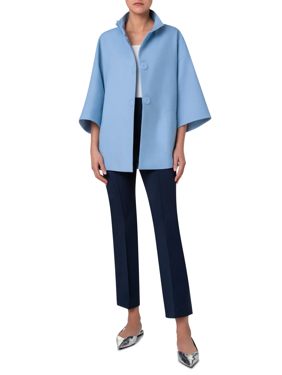 High Waist Pants in Signature Jersey