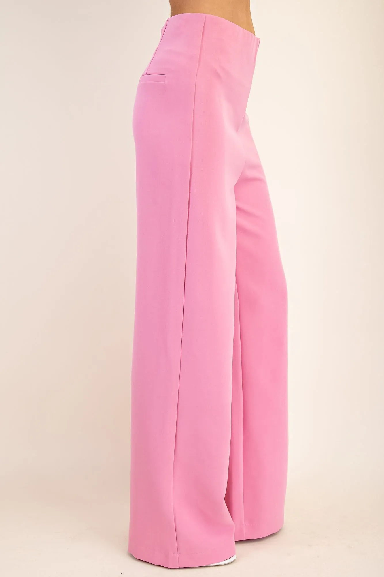 high waisted wide leg pants