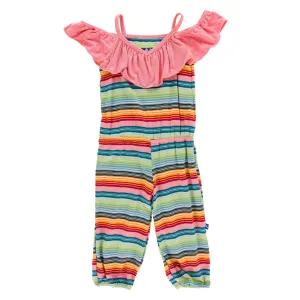 KicKee Pants Print Jumper - Cancun Strawberry Stripe