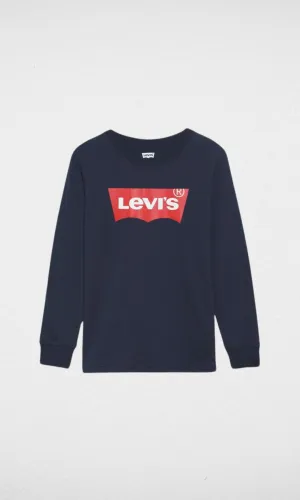 Kids Levi's Long Sleeve T-shirt (Dark Blue)