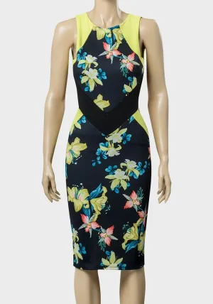 Ladies Cut Out Back Bodycon Dress