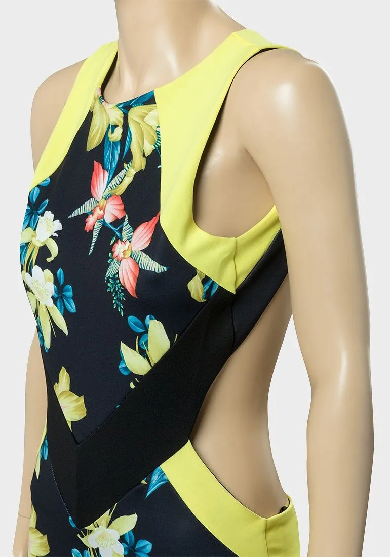 Ladies Cut Out Back Bodycon Dress
