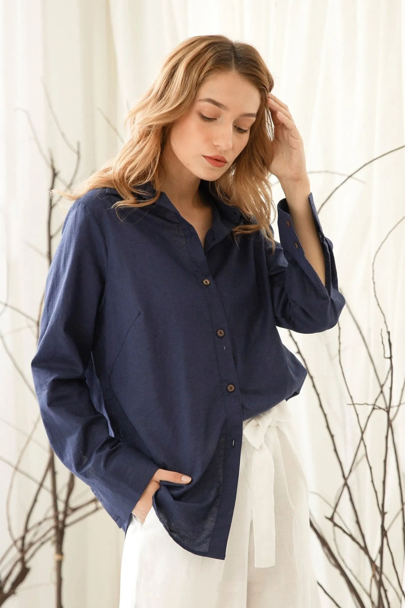 Lainey Linen Top