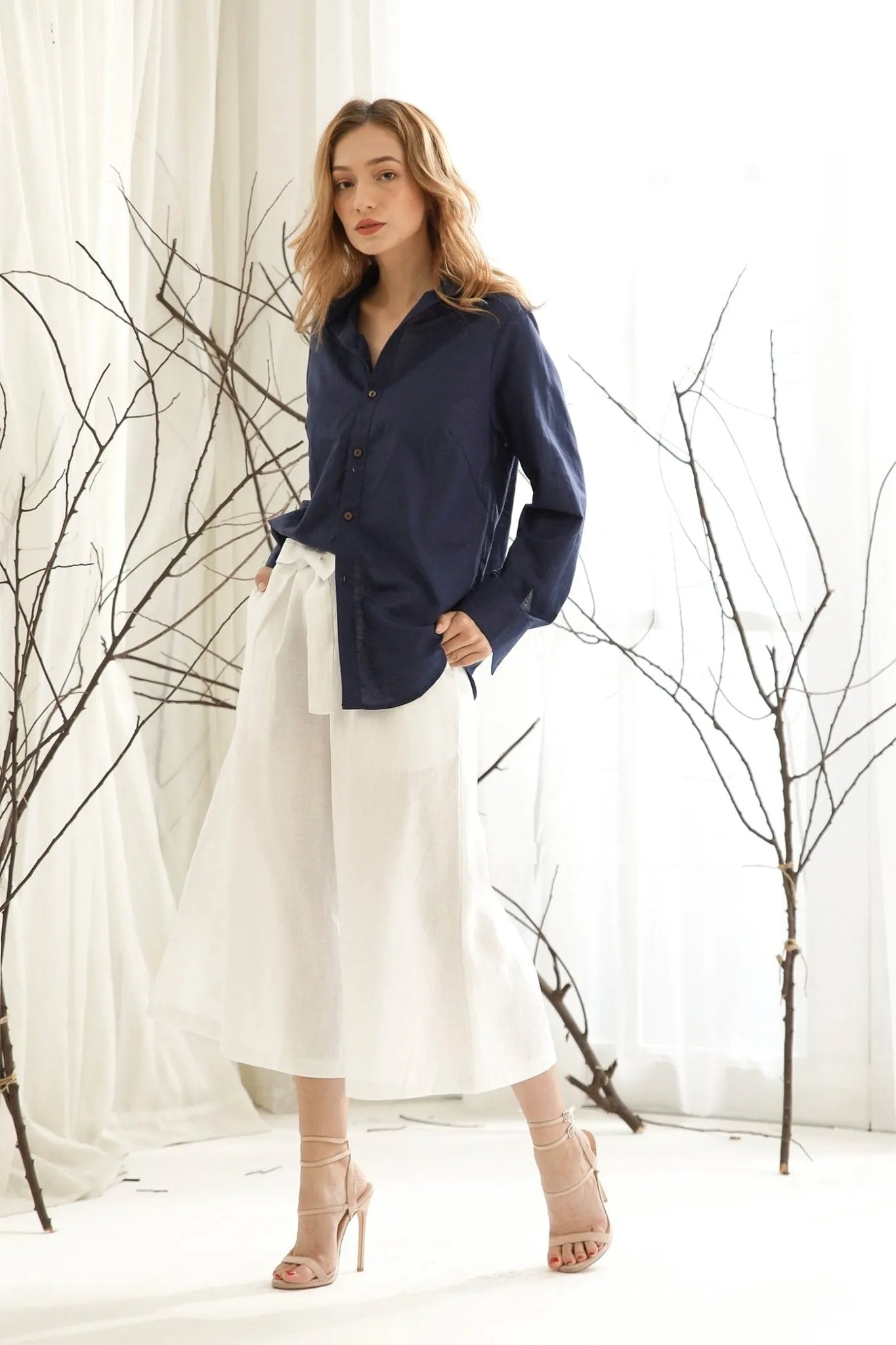 Lainey Linen Top
