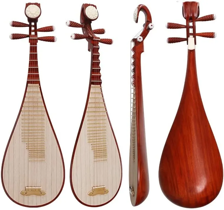 LANDTOM Entry level Rosewood（花梨） Chinese Lute Traditional National Stringed Instrument PiPa (adults-rosewood)…