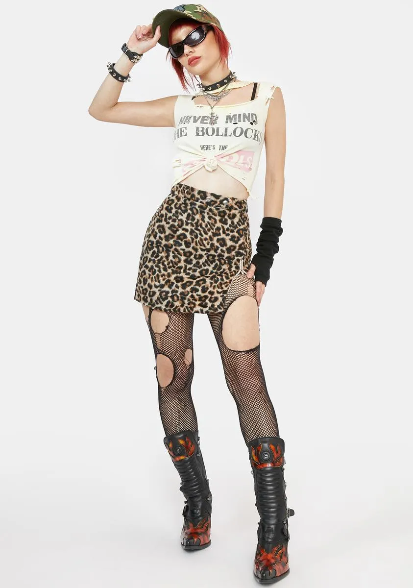 Leopard Print Maren Mini Skirt