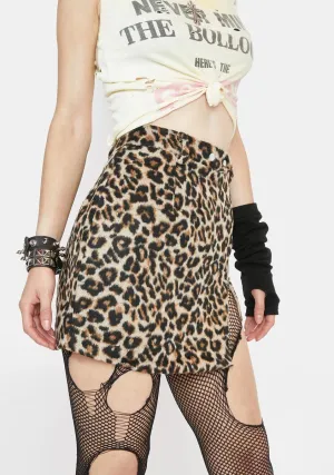Leopard Print Maren Mini Skirt