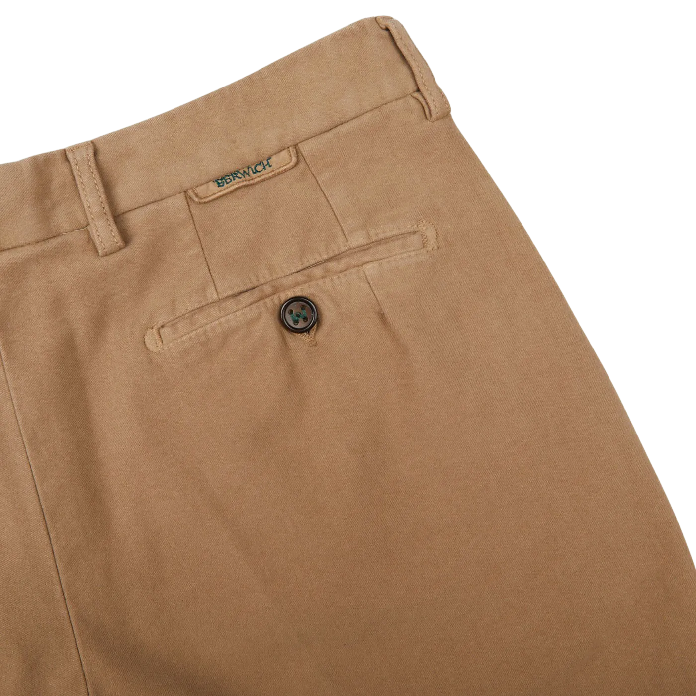 Light Beige Cotton Moleskin Chinos