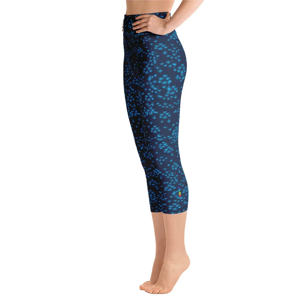 Light High Waist Yoga Capri Leggings