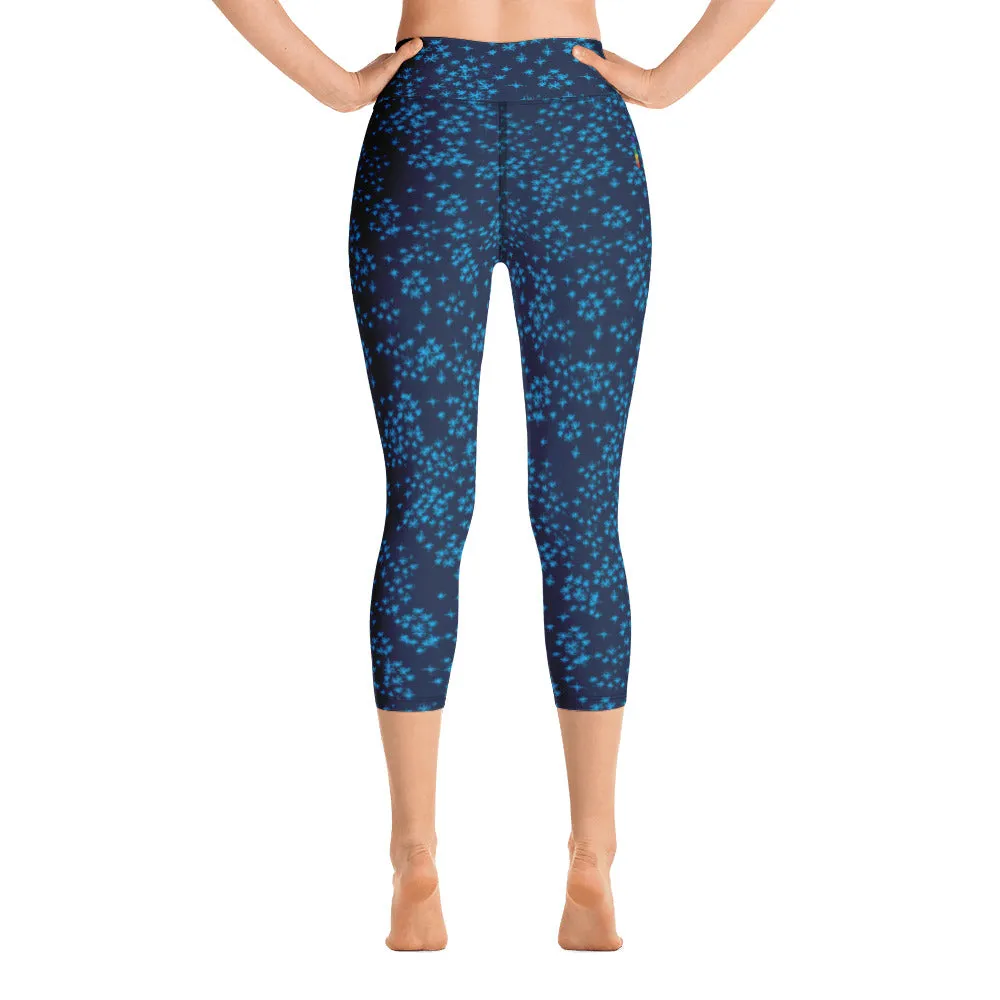 Light High Waist Yoga Capri Leggings