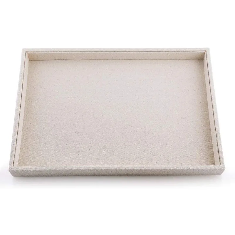 Linen Stackable Jewelry Display Tray P00201