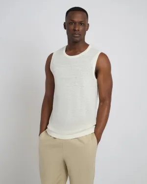 Linen Sweater Tank Top