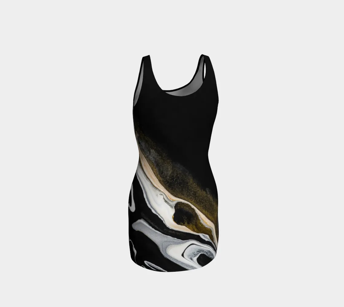 Liquid Earth Bodycon Dress