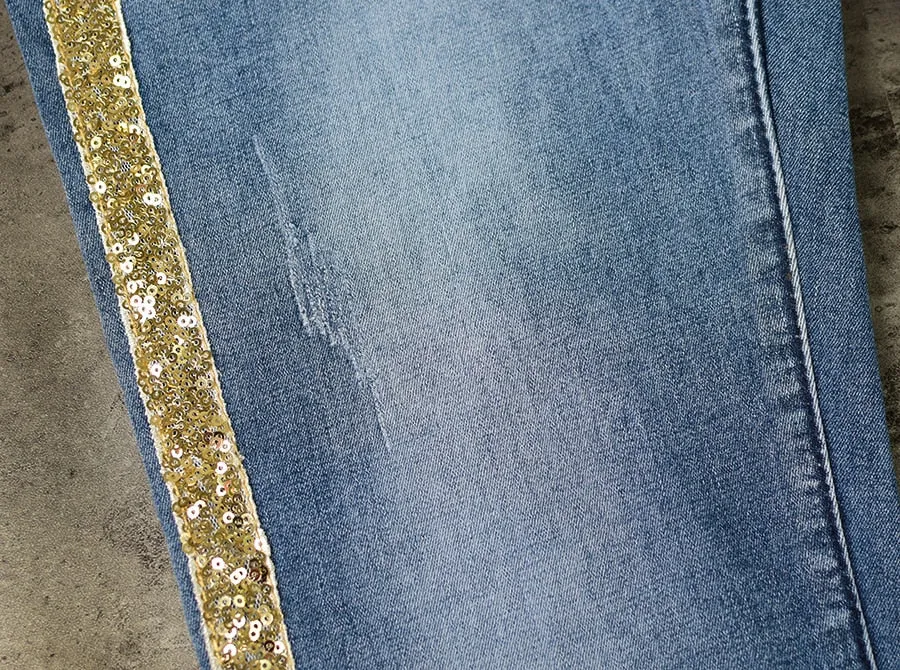 Low Waist Fashion Side Stripe Skinny Jeans
