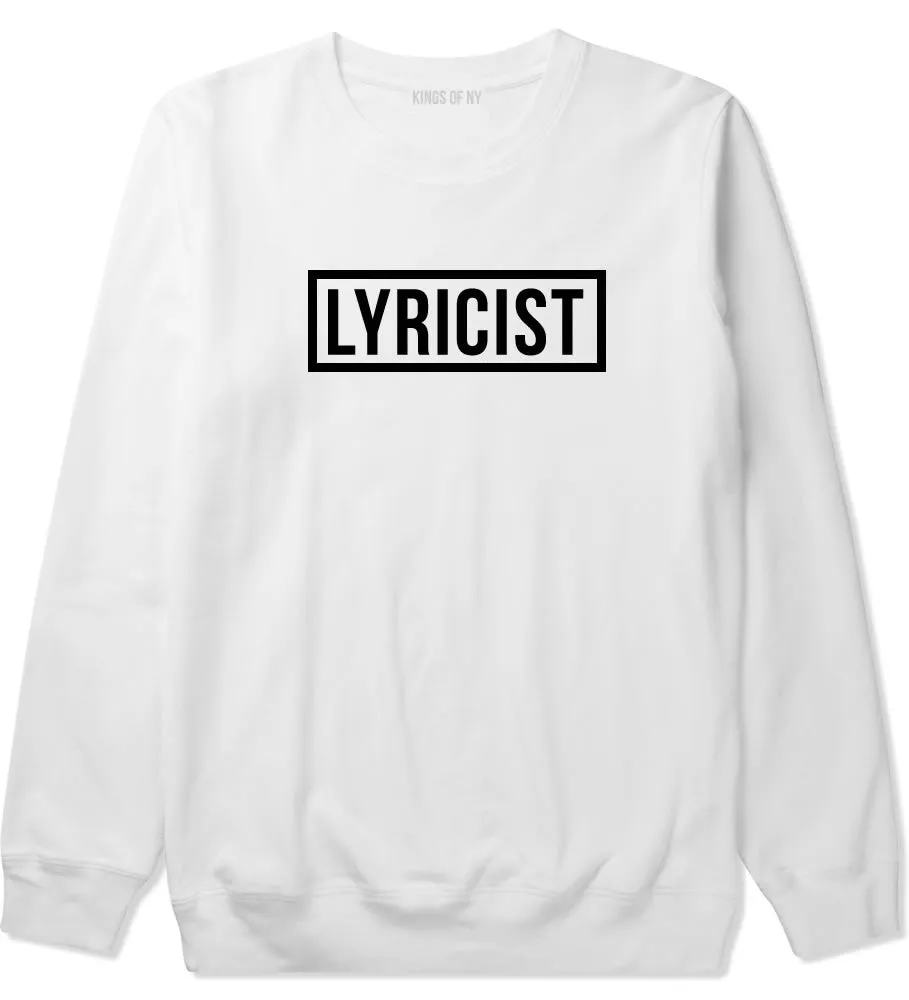 Lyricist Rapper Real Hiphop Crewneck Sweatshirt