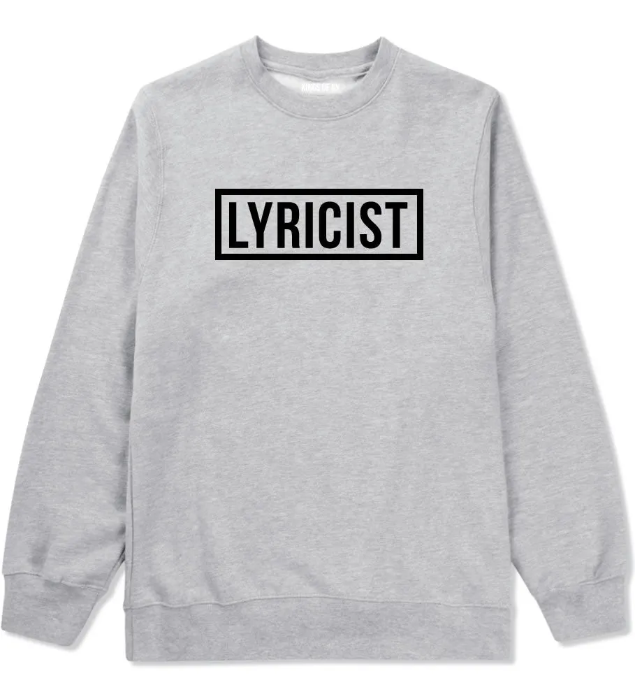 Lyricist Rapper Real Hiphop Crewneck Sweatshirt