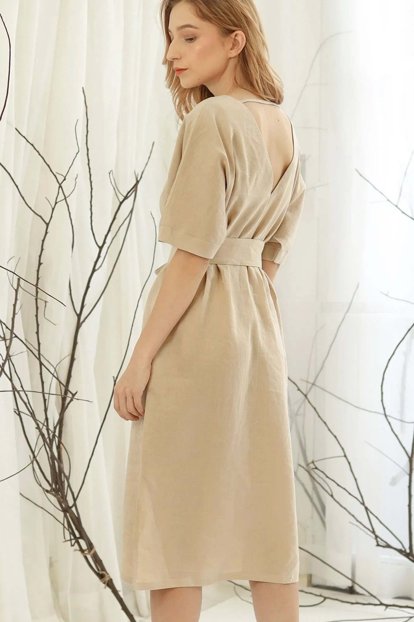 Marcella Linen Dress