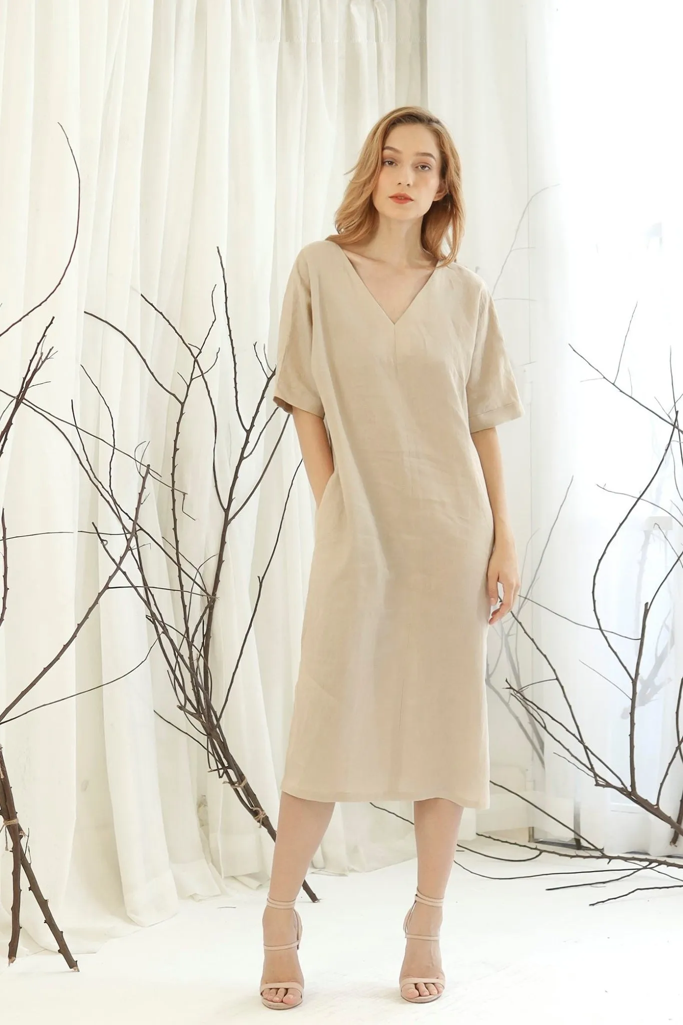Marcella Linen Dress
