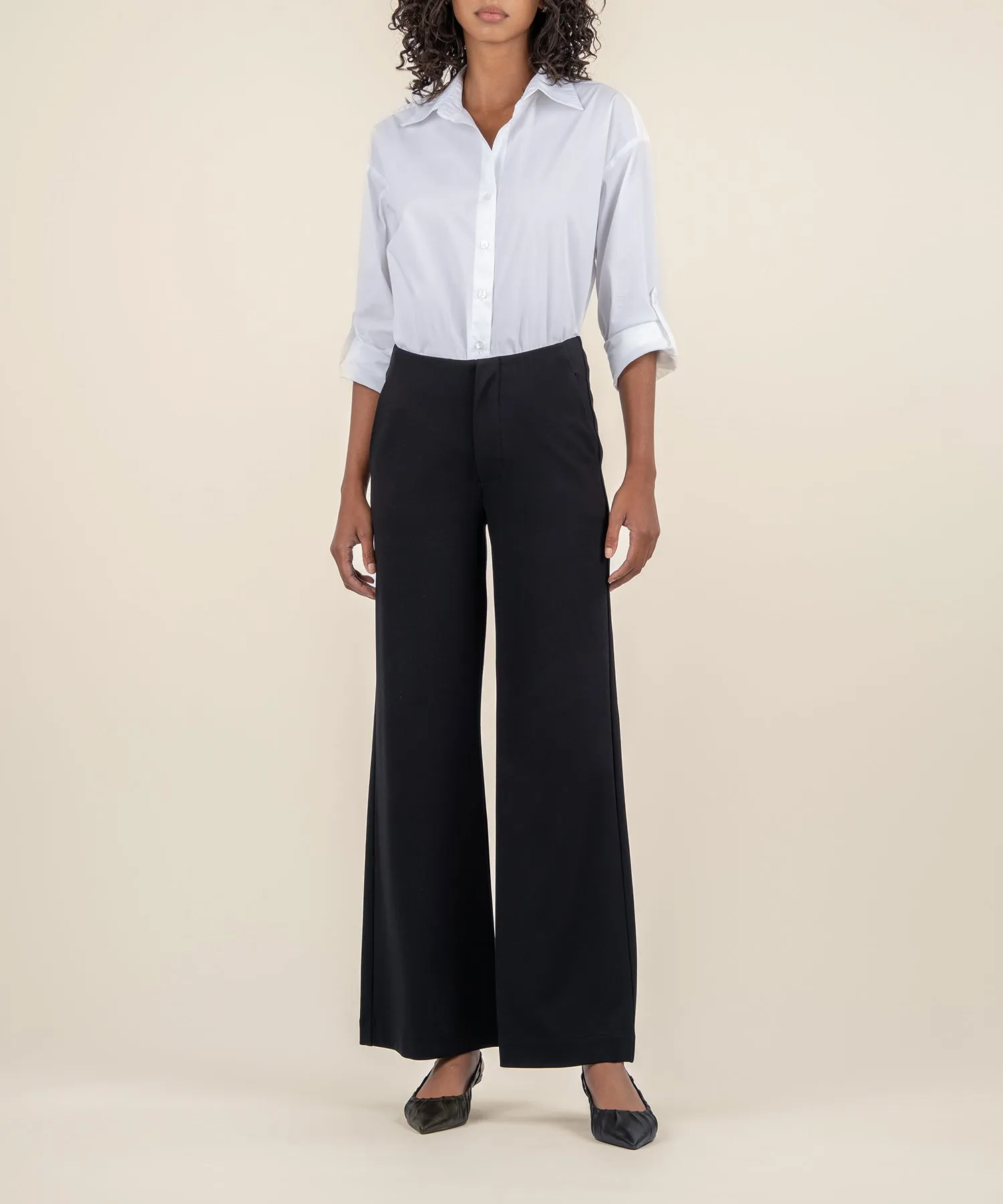 Meg High Rise Wide Leg Trouser