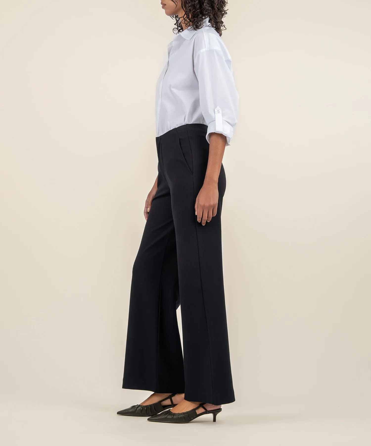Meg High Rise Wide Leg Trouser
