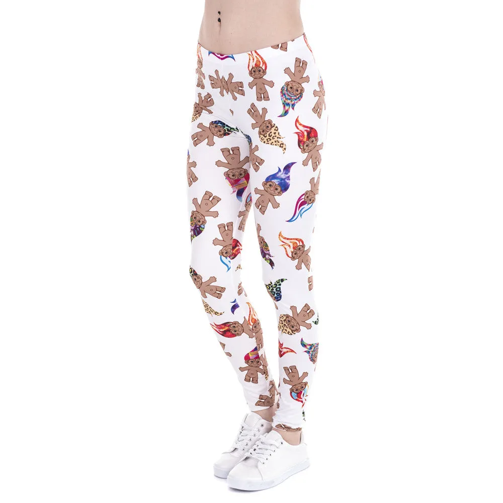 New Fashion Women Leggings Unicorn And Sweets Printing Leggins Fitness Legging Sexy High Waist Pants