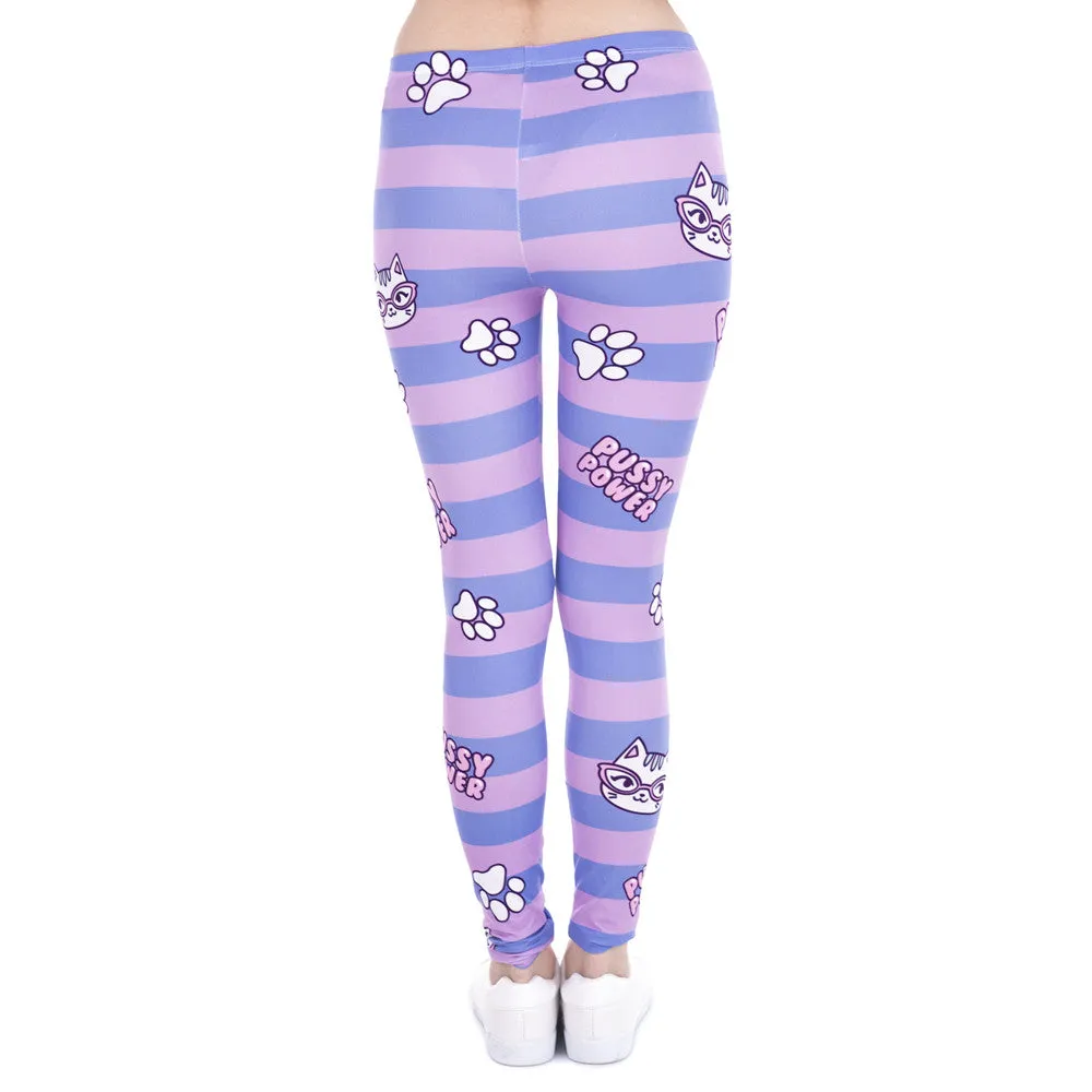 New Fashion Women Leggings Unicorn And Sweets Printing Leggins Fitness Legging Sexy High Waist Pants
