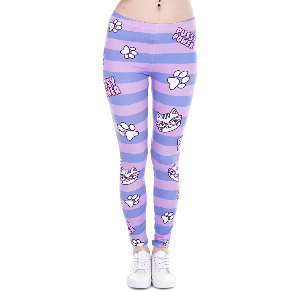 New Fashion Women Leggings Unicorn And Sweets Printing Leggins Fitness Legging Sexy High Waist Pants