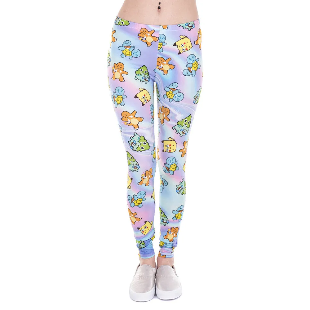 New Fashion Women Leggings Unicorn And Sweets Printing Leggins Fitness Legging Sexy High Waist Pants