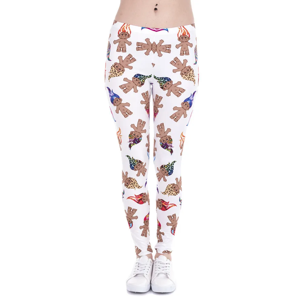New Fashion Women Leggings Unicorn And Sweets Printing Leggins Fitness Legging Sexy High Waist Pants