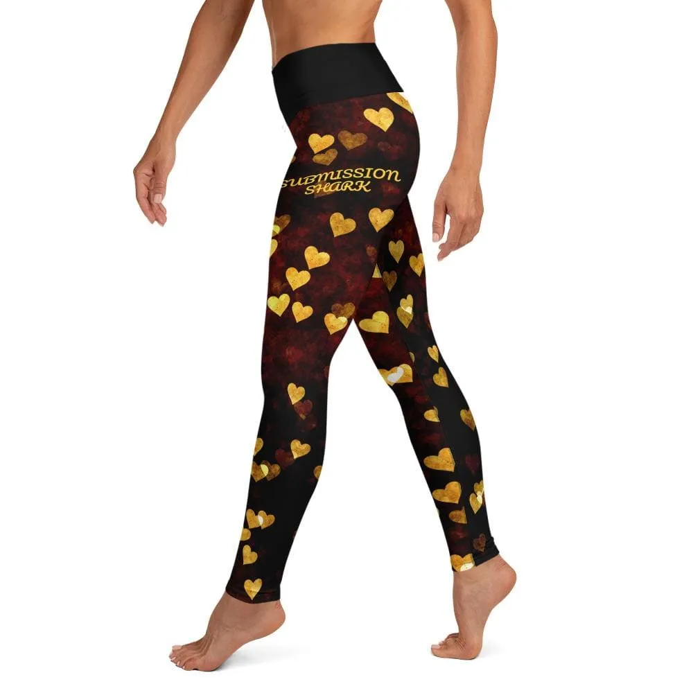 Night Hearts ~ High Waist Leggings