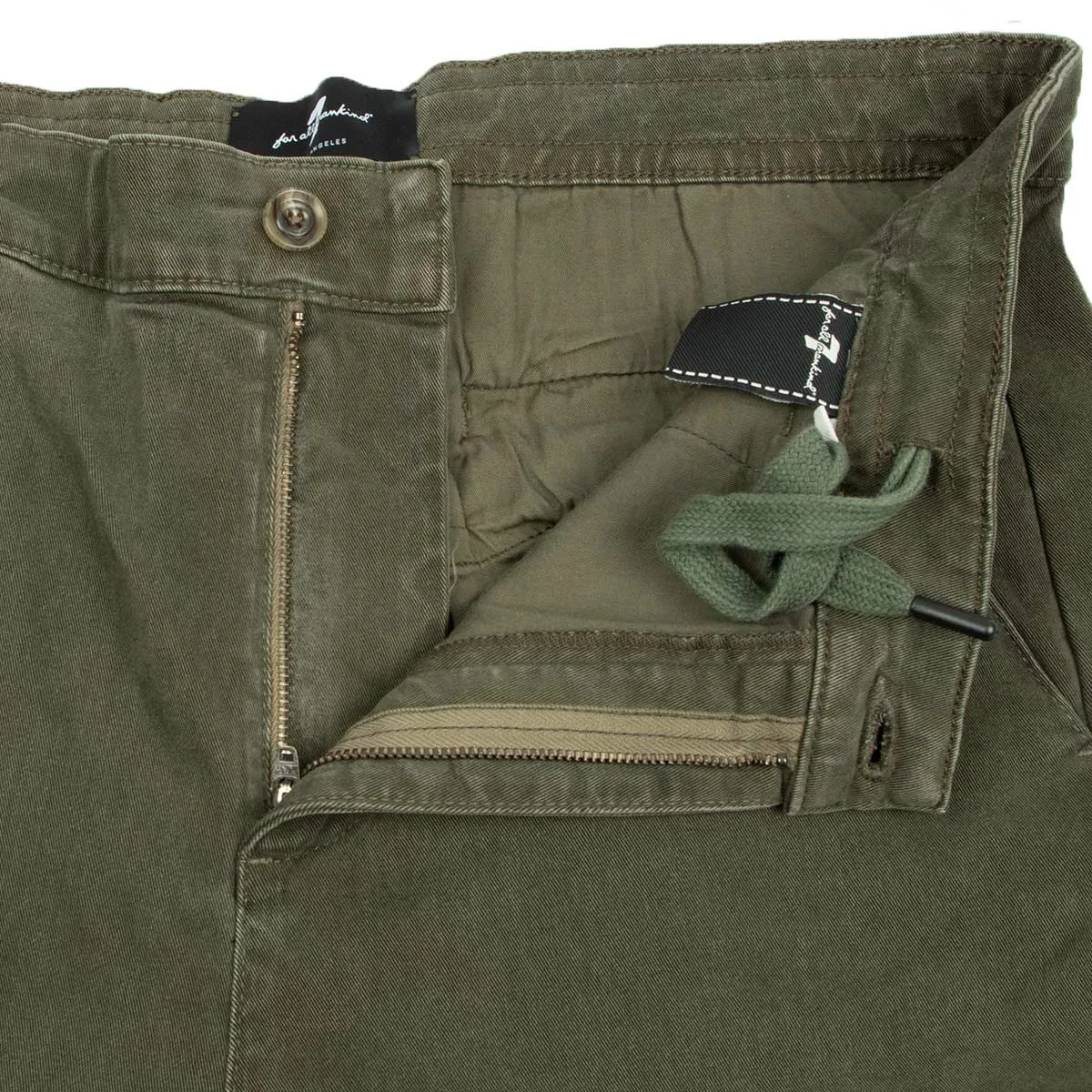 Nori Green Cargo Twill Chinos