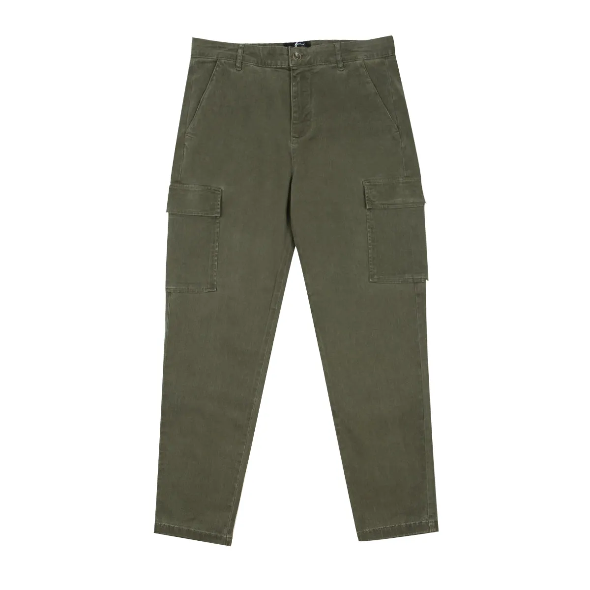 Nori Green Cargo Twill Chinos