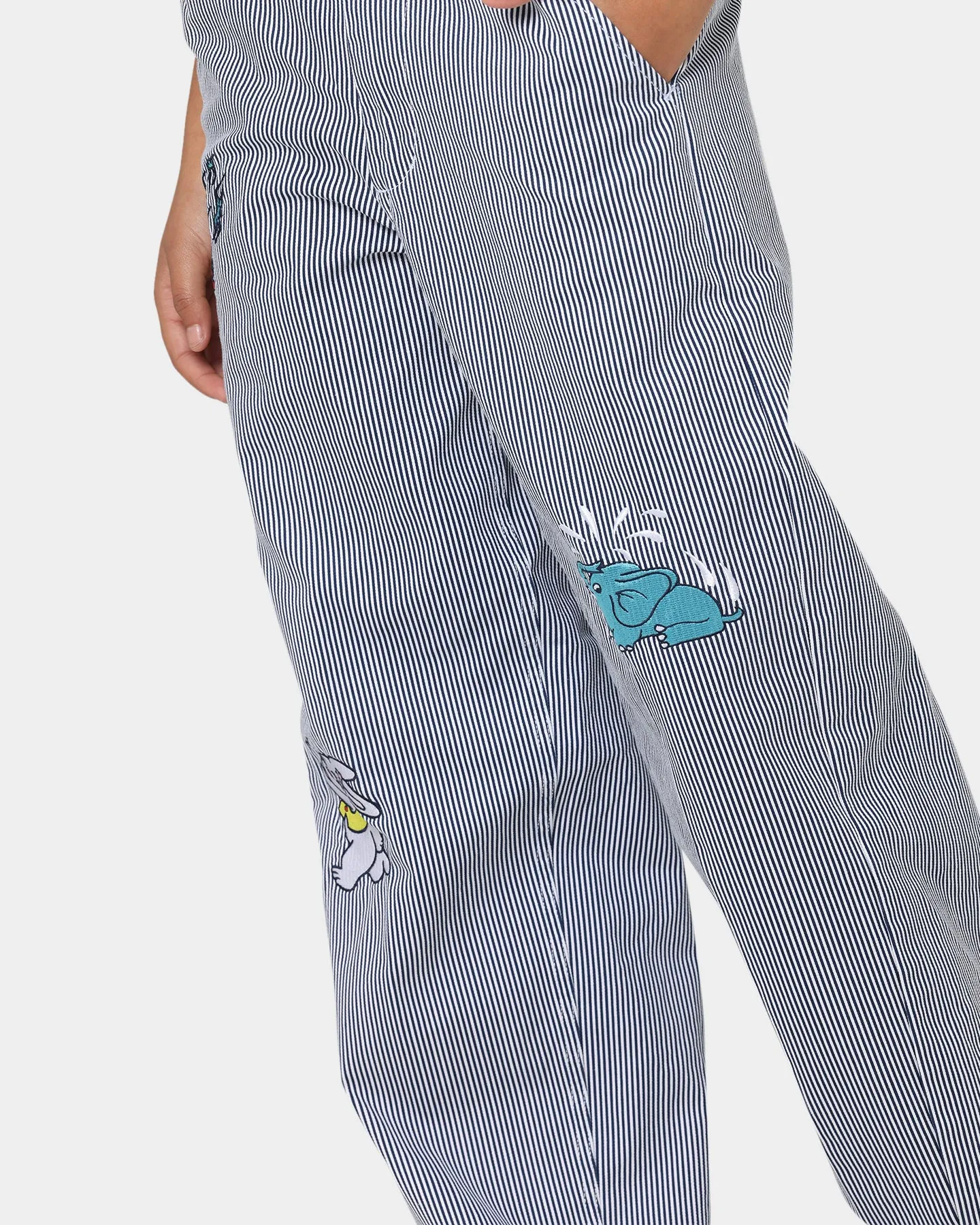 Obey Women's Haru Baggy Pants Blue Multi