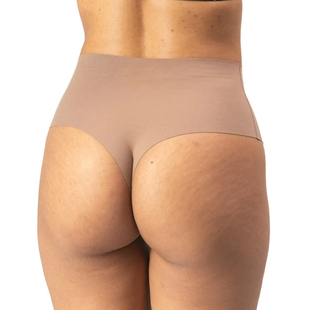 Organic Cotton No Show High Waist Thong