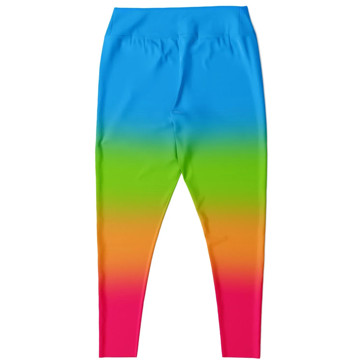 Panromantic Pride Ombre High-Waist Plus Leggings