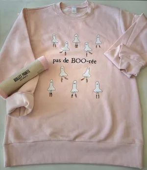 Pas De Boo-rée Ballerina Ghost Crewneck