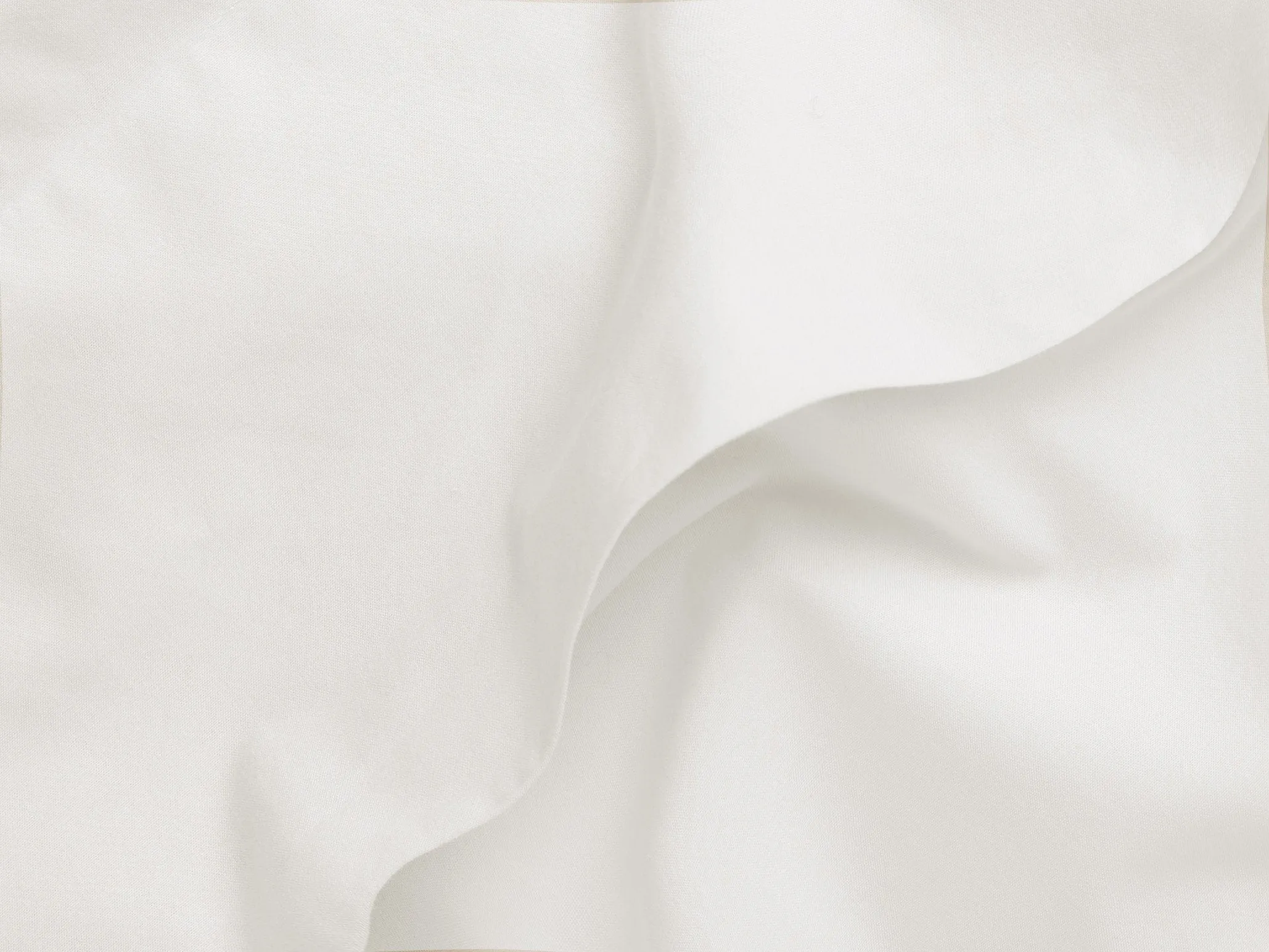 Percale Top Sheet (Cream)