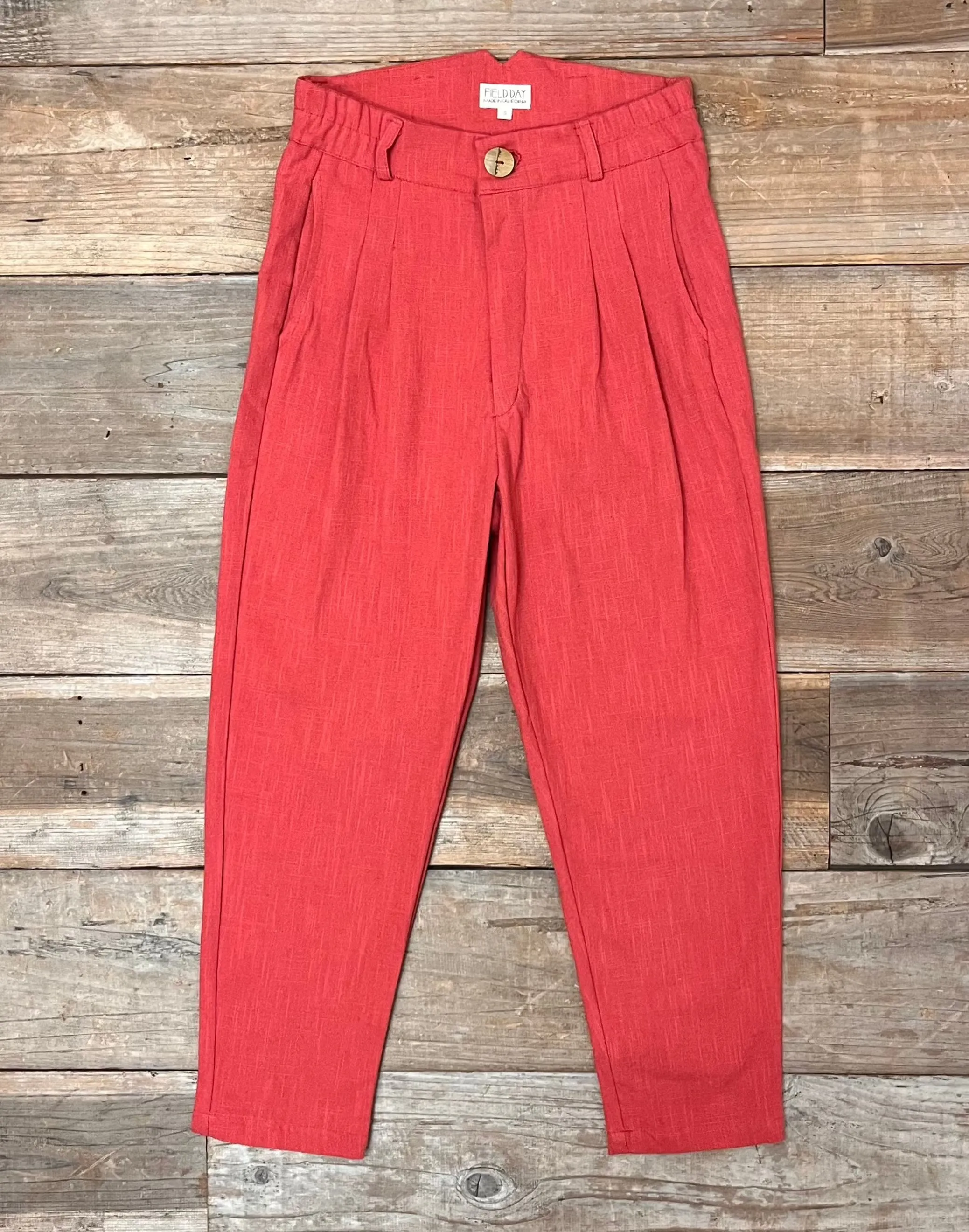Perfect Pant in Red Sherbert Canvas