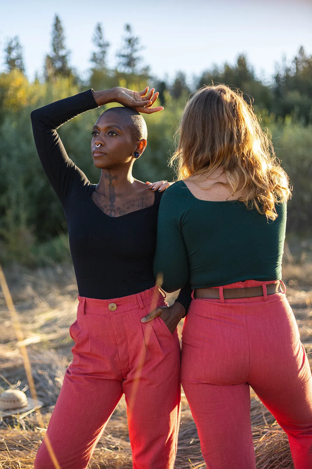 Perfect Pant in Red Sherbert Canvas