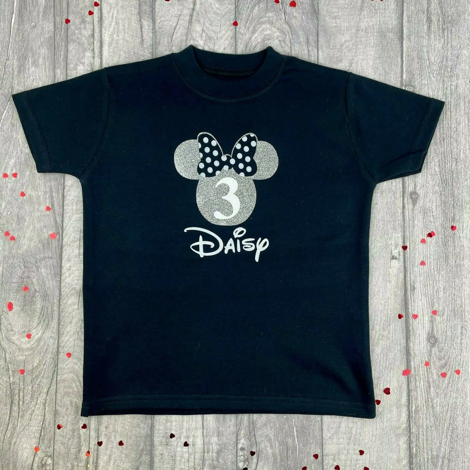 Personalised Minnie Mouse Birthday T-Shirt