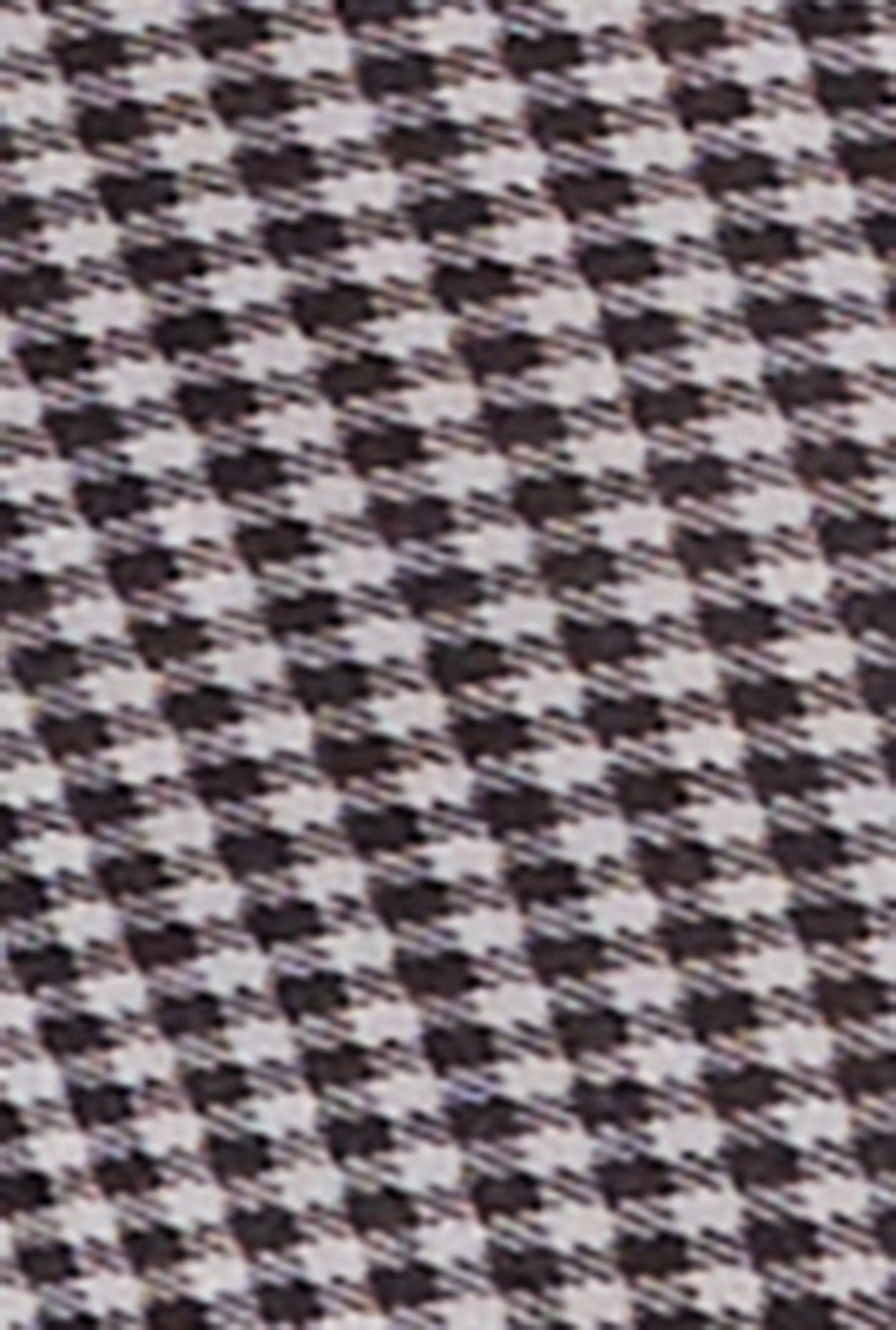 Plus Size Houndstooth High Waist Pants