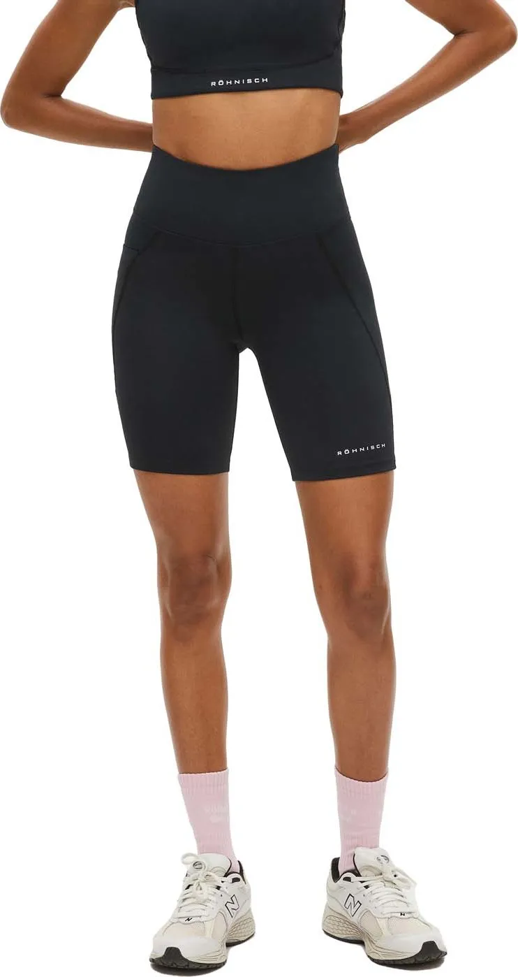 Röhnisch Women&#x27;s Flattering High Waist Bike Tights Black | Buy Röhnisch Women&#x27;s Flattering High Waist Bike Tights Black here | Outnorth