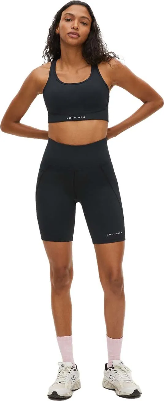 Röhnisch Women&#x27;s Flattering High Waist Bike Tights Black | Buy Röhnisch Women&#x27;s Flattering High Waist Bike Tights Black here | Outnorth