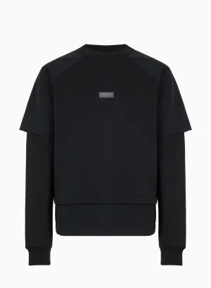 ROUND NECK NYLON DOUBLE LYERING FLEECE