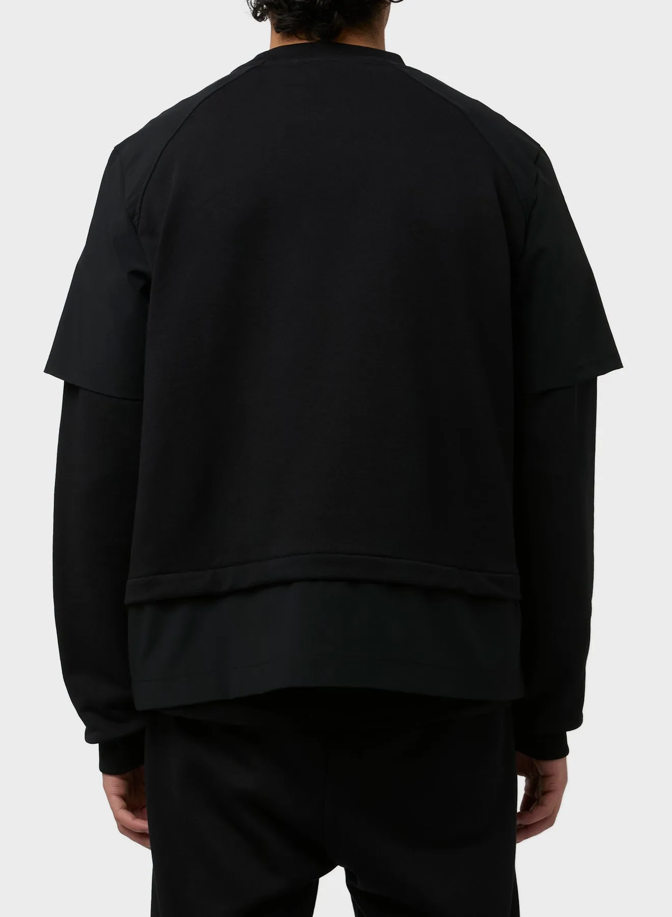 ROUND NECK NYLON DOUBLE LYERING FLEECE