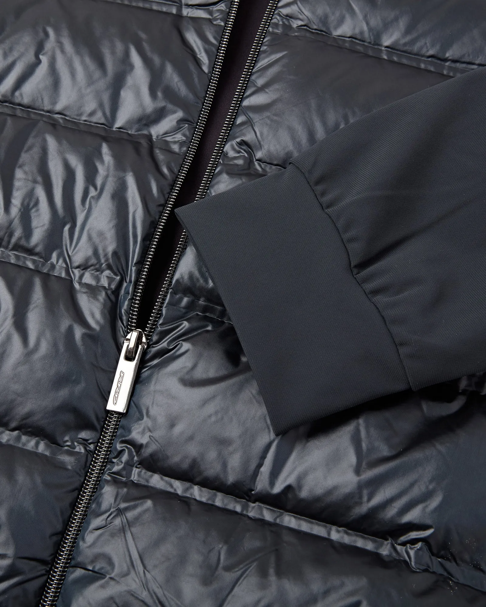RRD Quilted Zip Hybrid Down Jacket (Lead Grey)